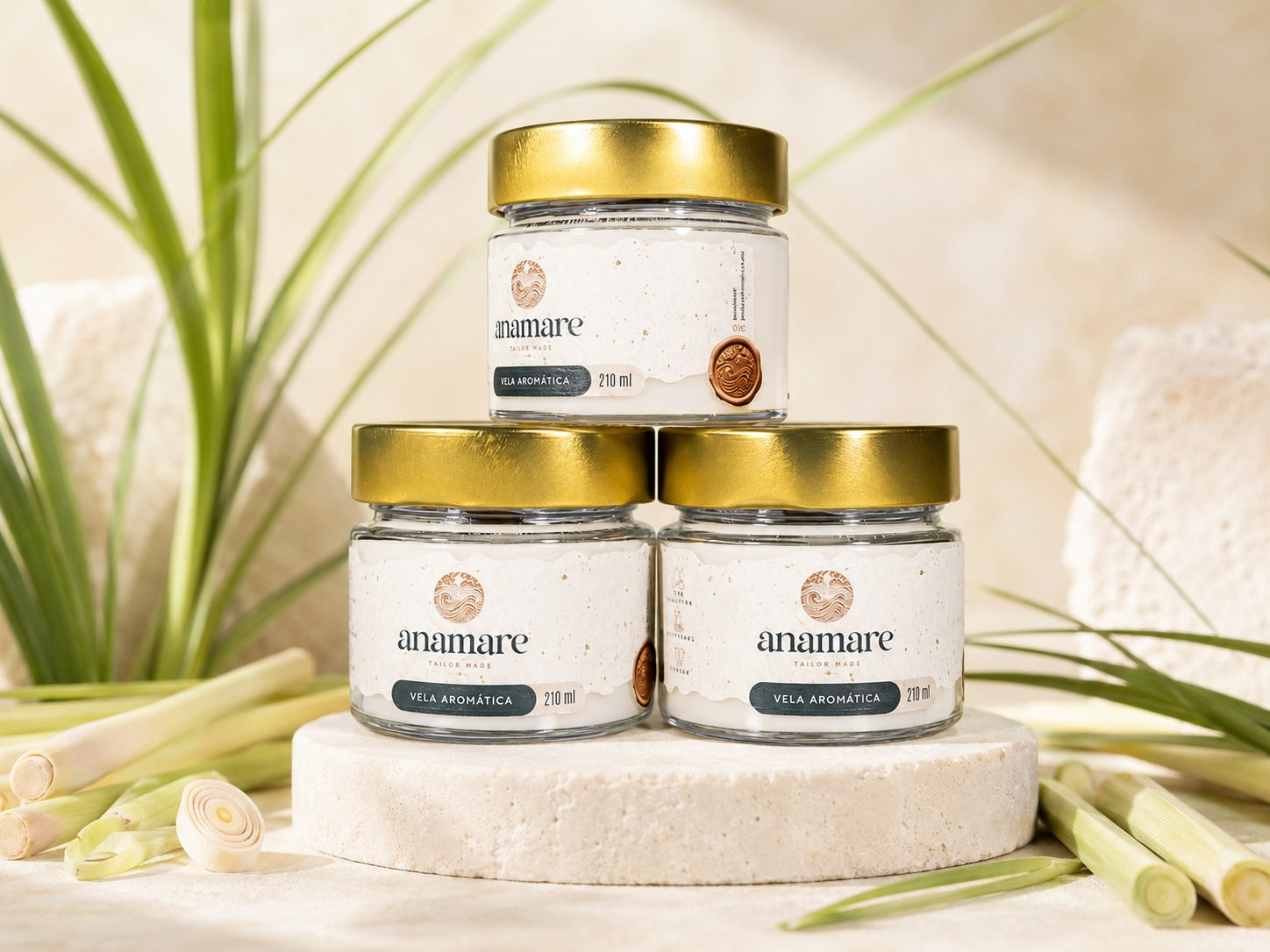 Vela Aromática | Capim Limão | Grand