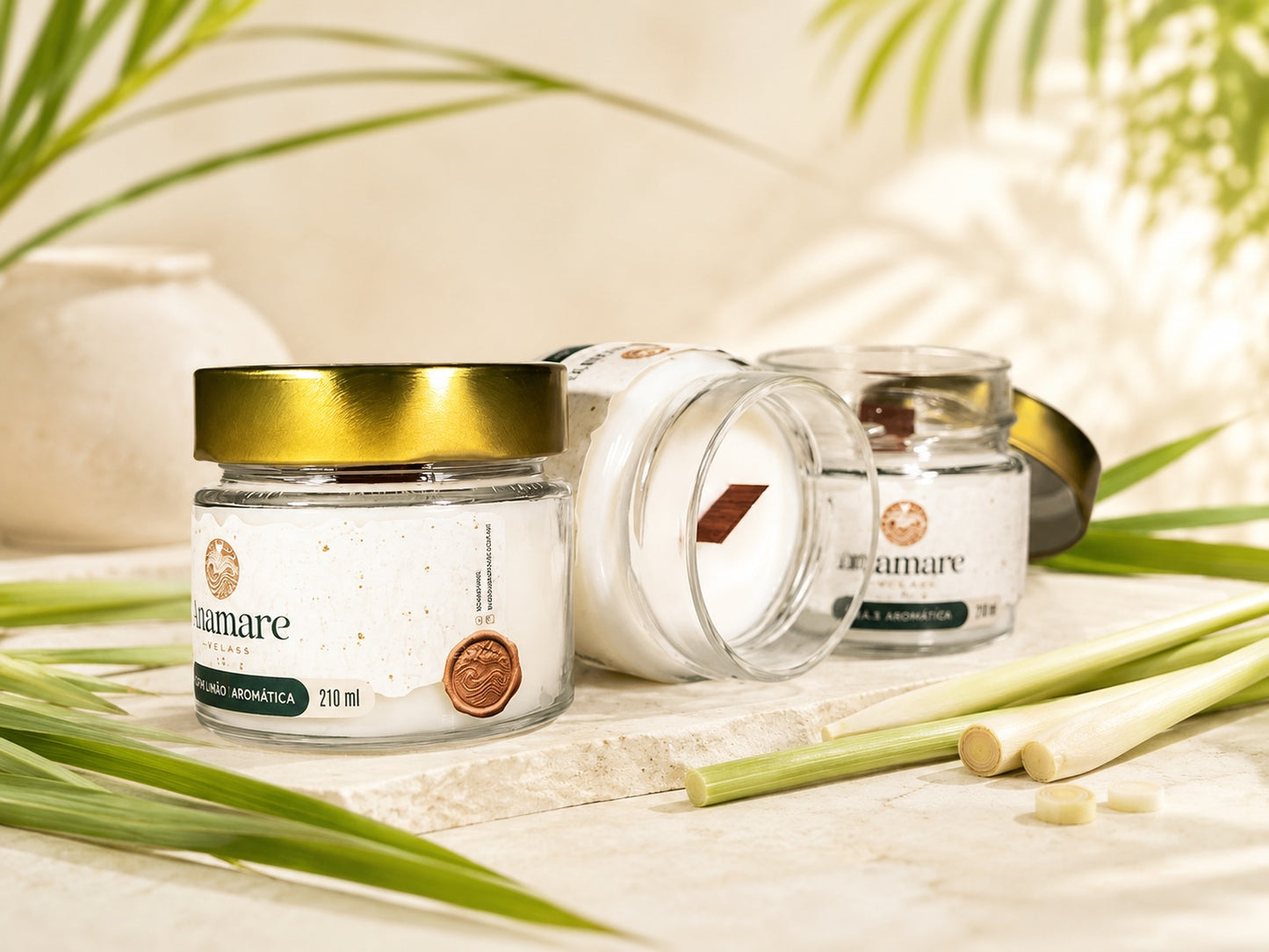 Vela Aromática | Capim Limão | Grand