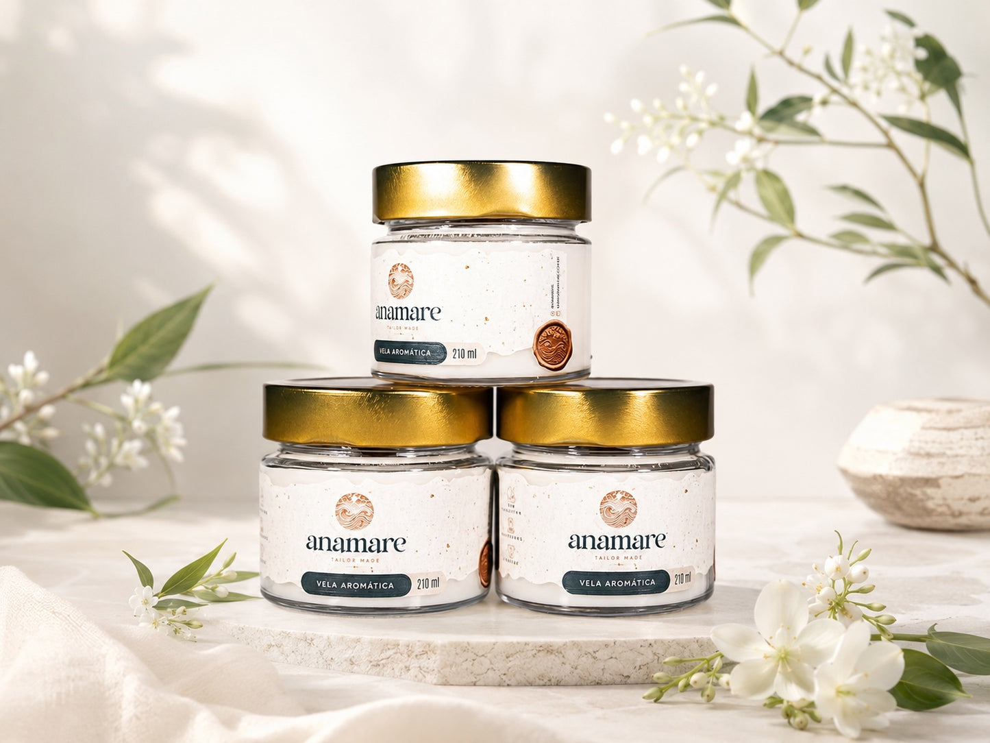Vela Aromática | Chá Branco | Grand