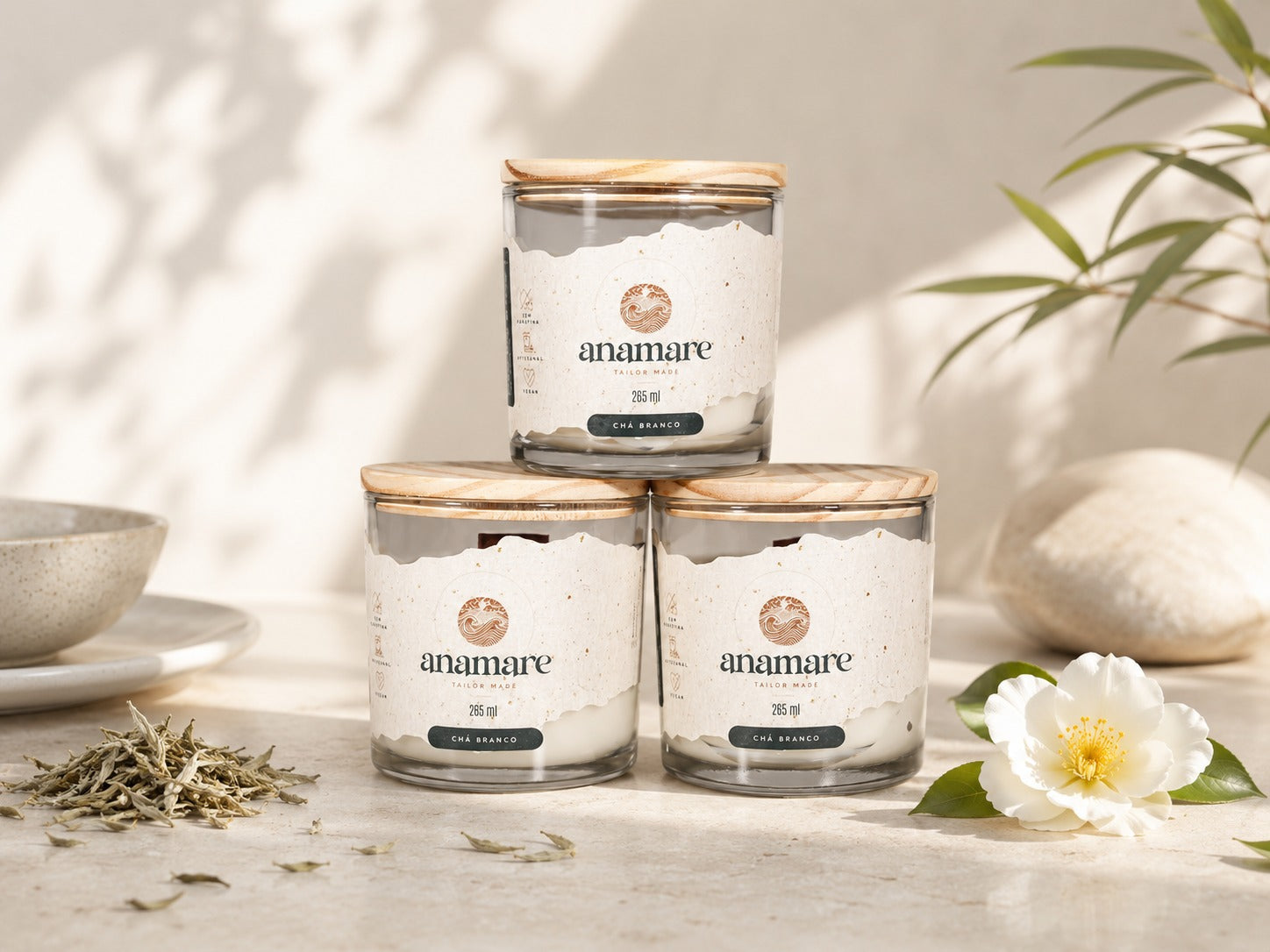 Vela Aromática | Chá Branco | Très Grand
